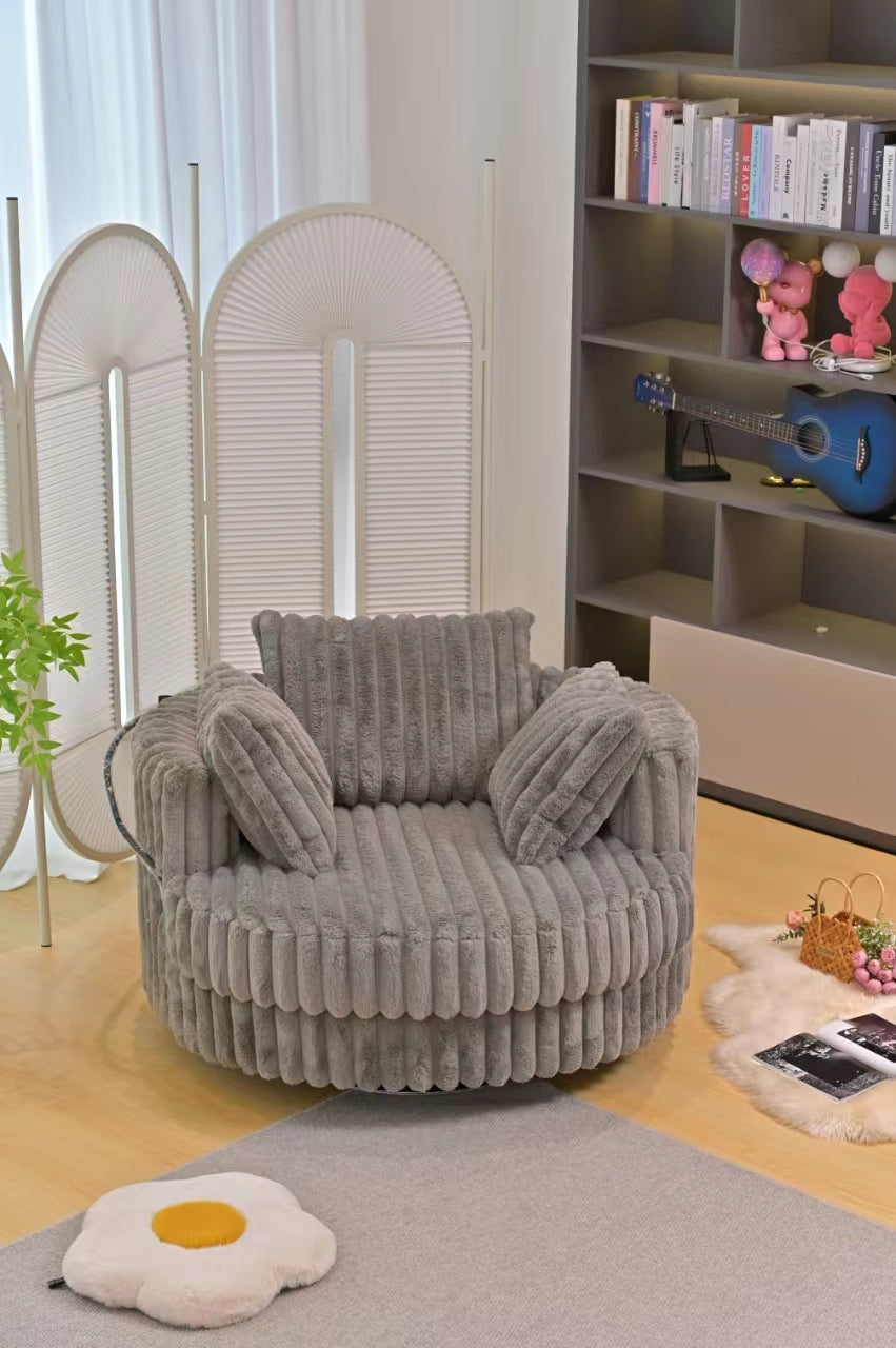 Charlotte Rotatable Chair with Mobile Holder