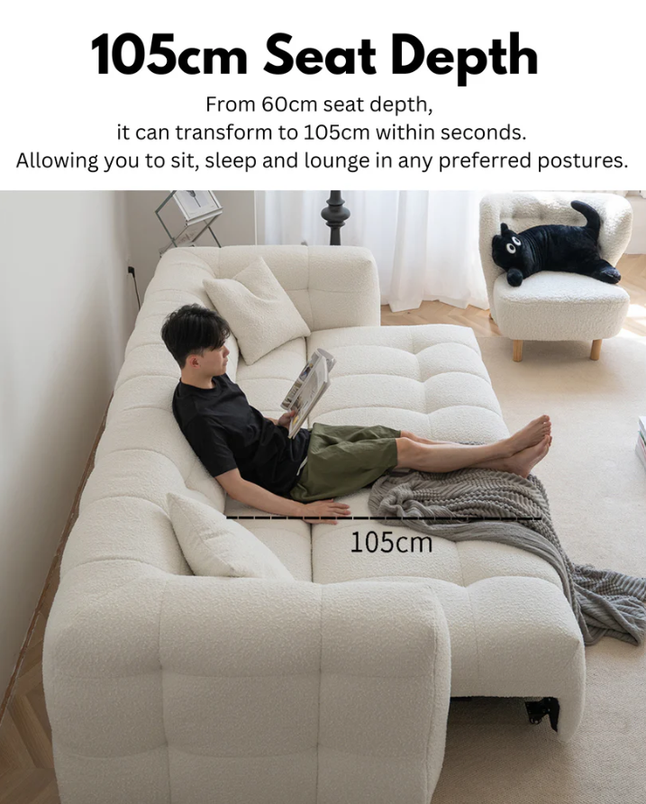 Anakin Extendable Sofa - Beige